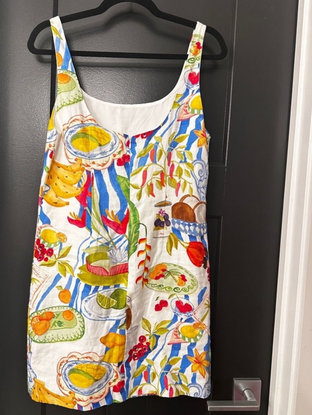 FARM Rio White Multicolor Fruit-Print Mini Dress - Picture 5 of 11